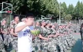 潍坊军训吃瓜事件视频播放,视频曝光引发网友热议